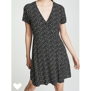 Madewell Button wrap dress in Playground Posies